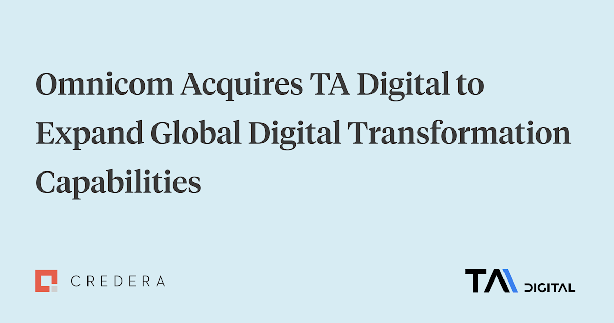 Omnicom Acquires TA Digital to Expand Global Digital Transformation Capabilities