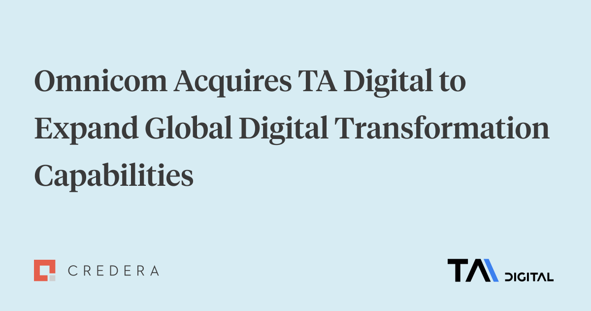 Omnicom Acquires TA Digital to Expand Global Digital Transformation Capabilities 
