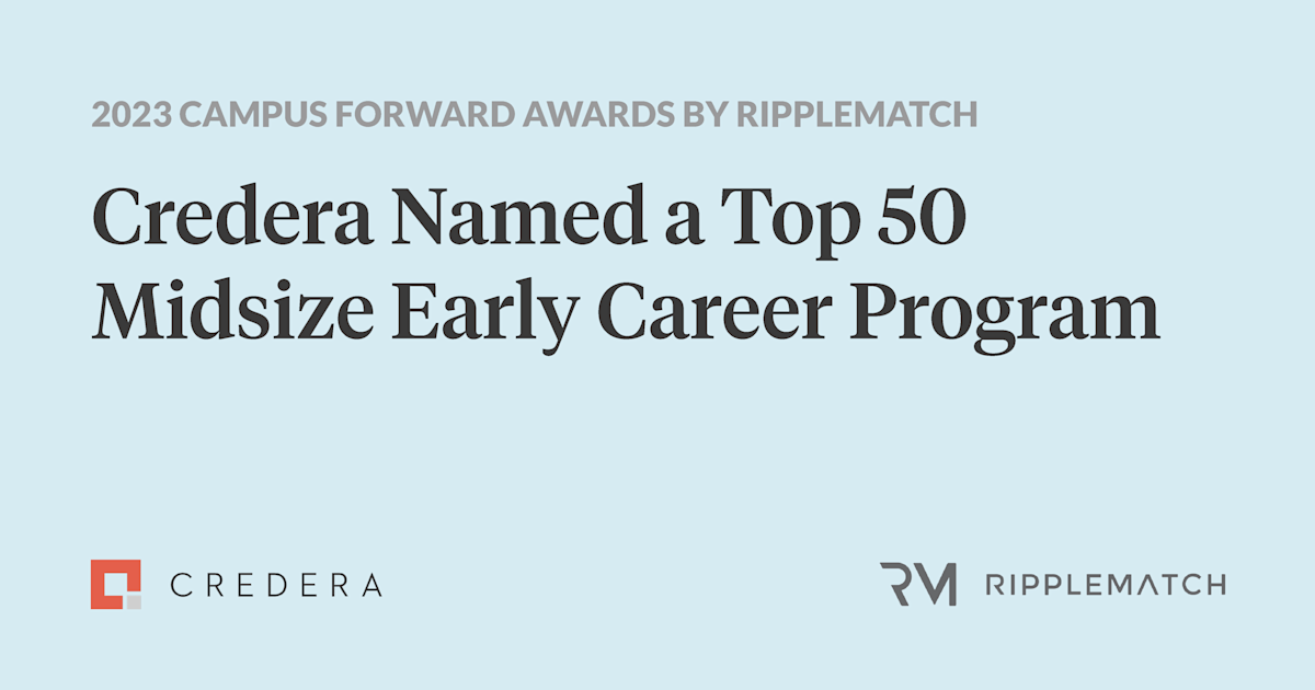 Credera Named a RippleMatch 2023 Campus Forward Award Winner