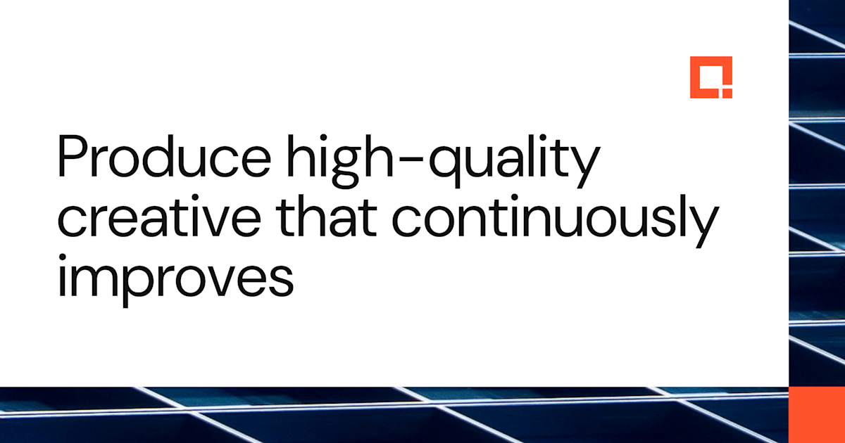 Scaling personalized, performance optimized creative with AI