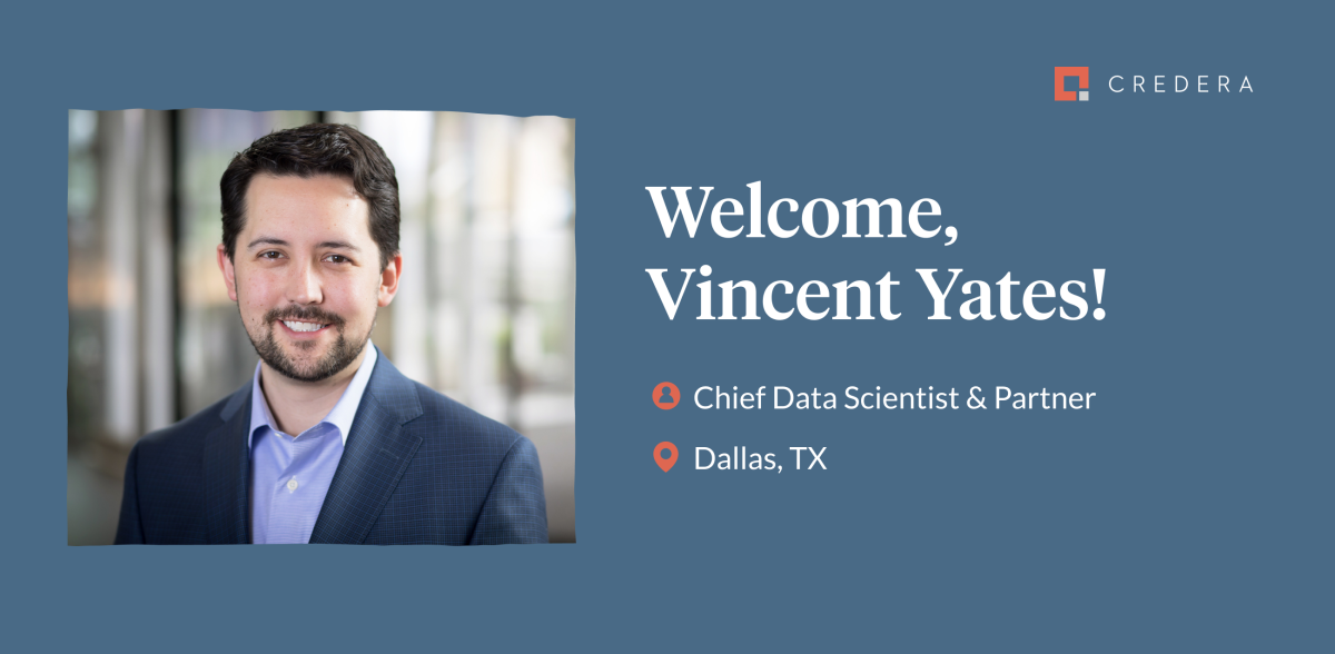 Vincent Yates Joins Credera as Chief Data Scientist and Partner