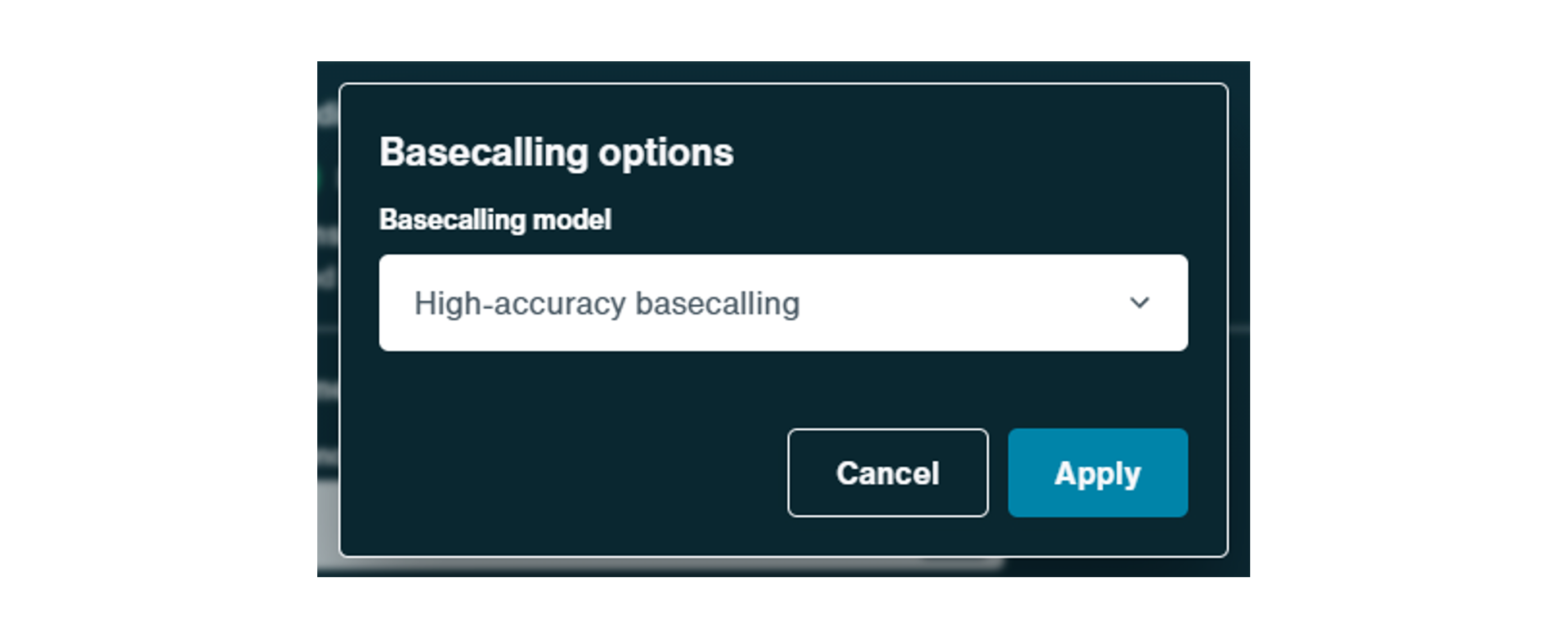 Basecalling and Barcoding options 2 NOMISS