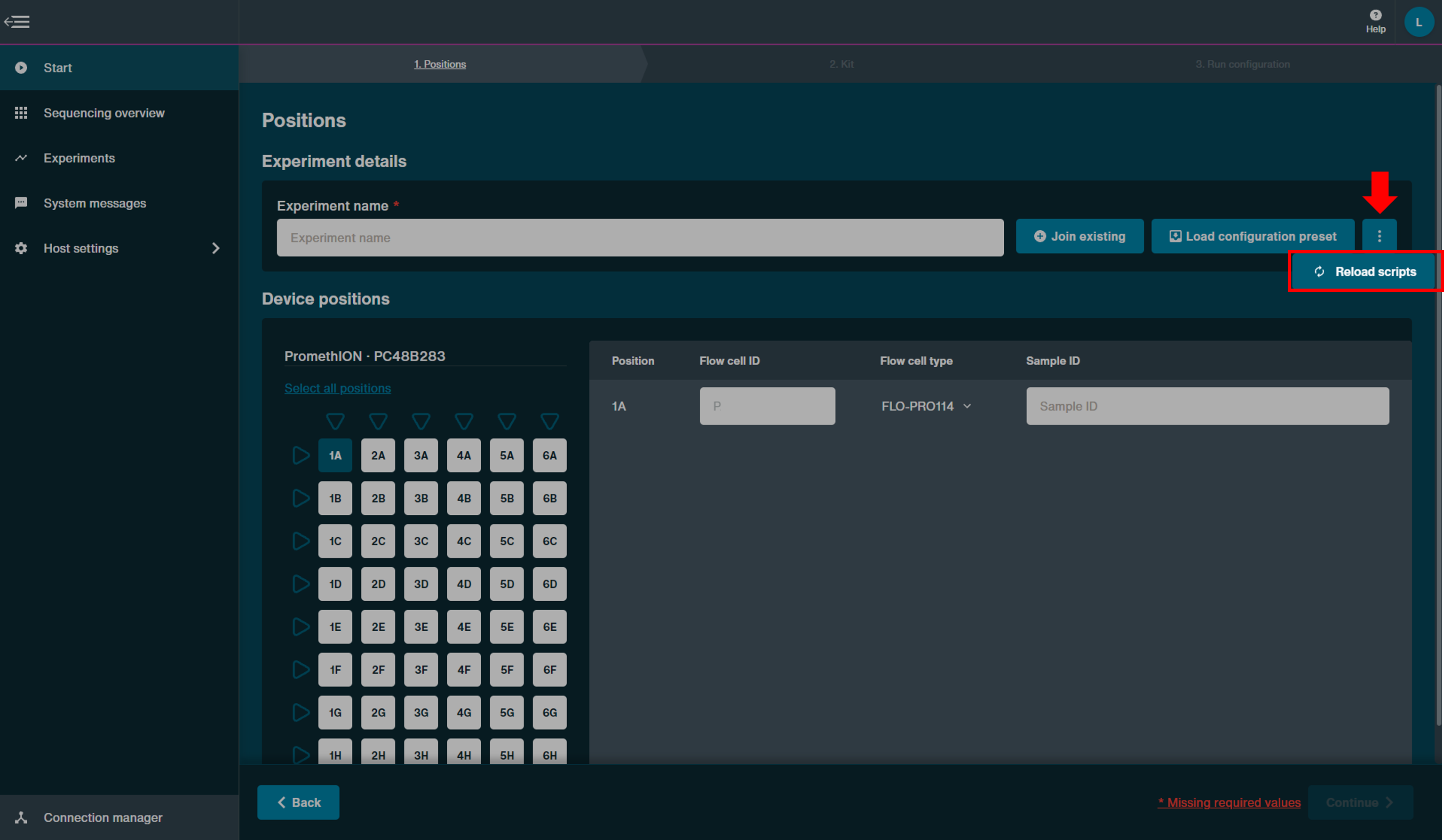 MinKNOW reload scripts T2T