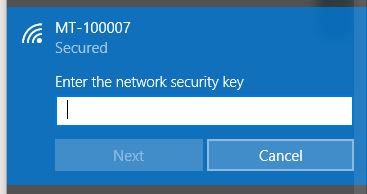Network secure key windows - 13 Aug 19