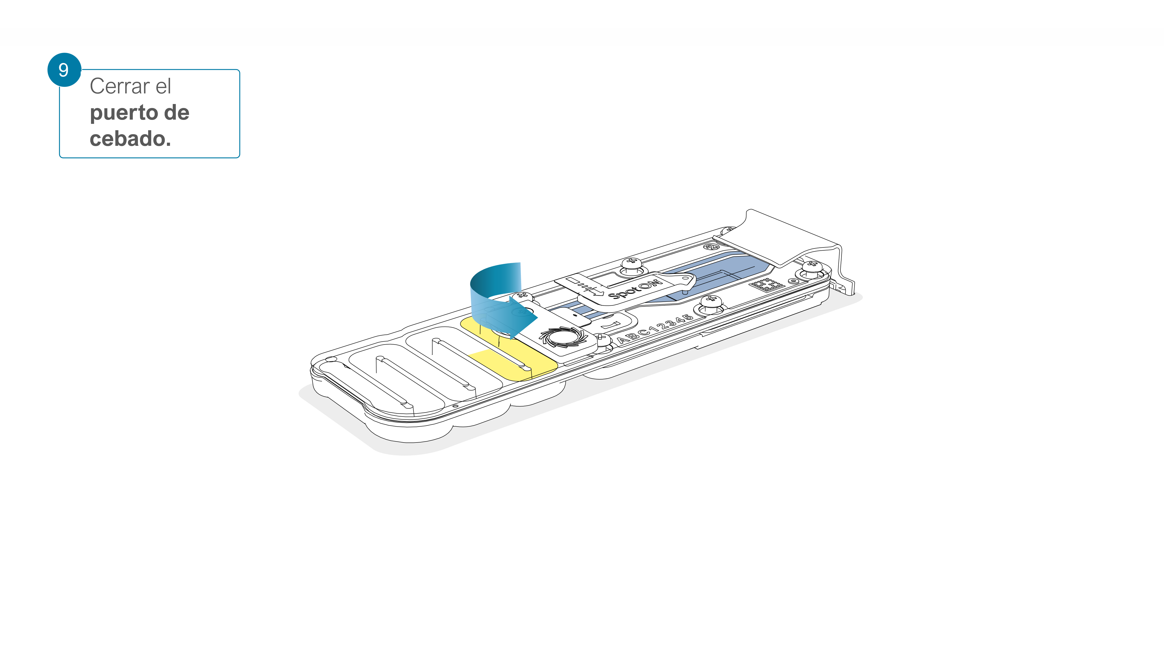 Flow Cell Loading Diagrams Step 9 SPANISH