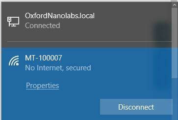Wifi connected, ethernet plugged in - 13 aUG 19