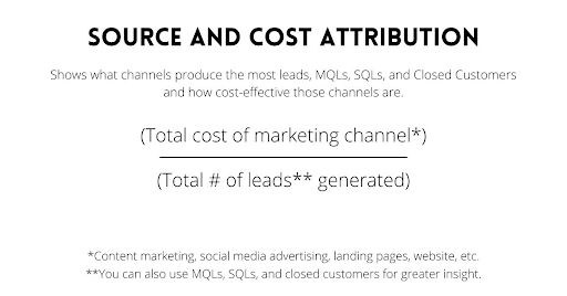 source and cost attribution