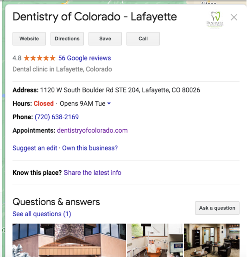 dentistry of Colorado - Lafayette