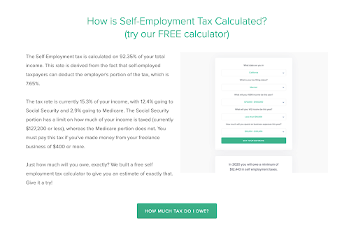 self employment tax