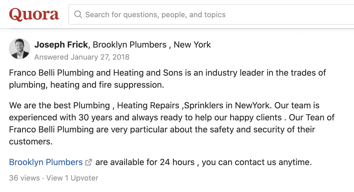 Quora-plumbing-questions 