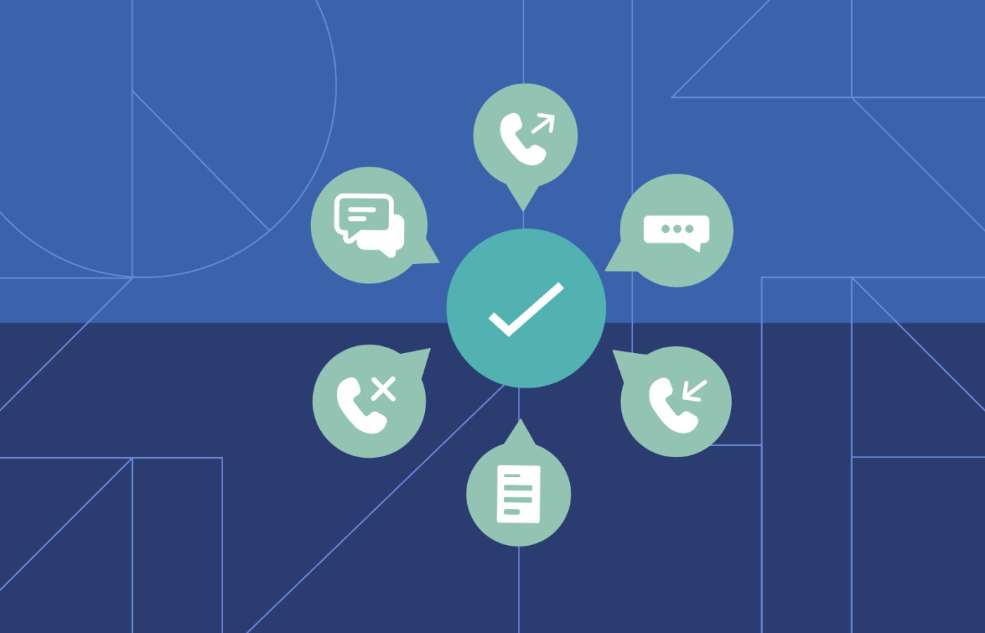 Here's a visual look at how you can consolidate all your incoming and outgoing customer communications in one place. 