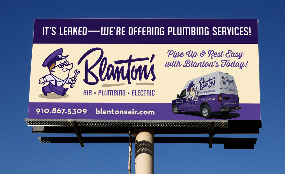 Blanton's HVAC Billboard