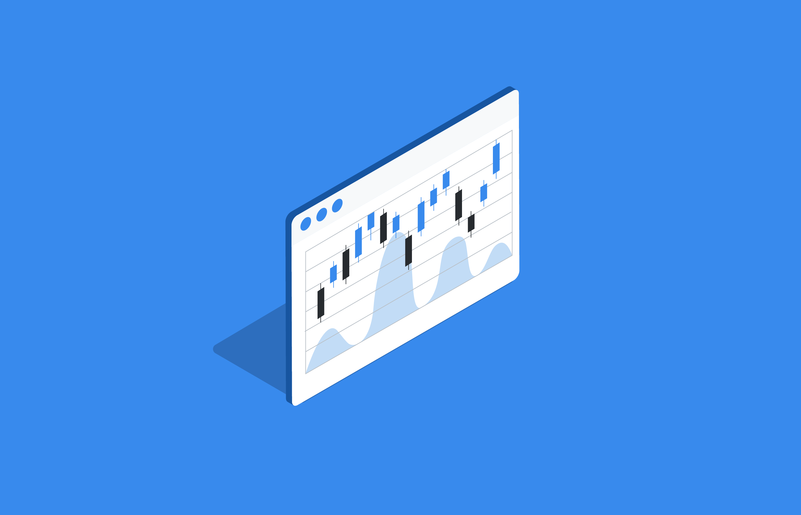 illustrated financial chart