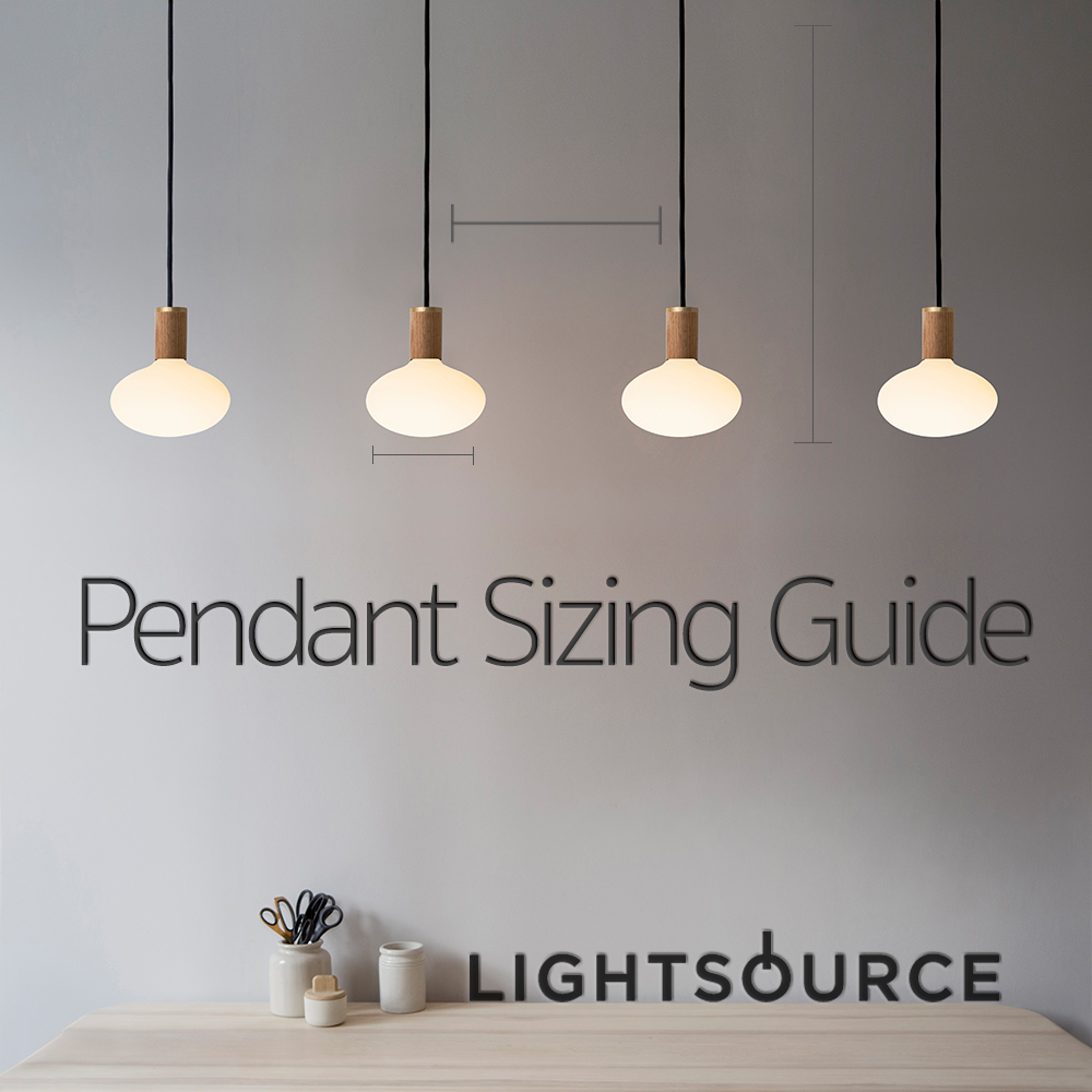 Lighting blog on how to size and fit pendant light fittings