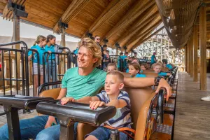 Toverland - Family in a rollercoaster