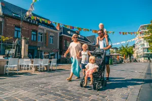 Zilverstrand Family Walking City Belgium