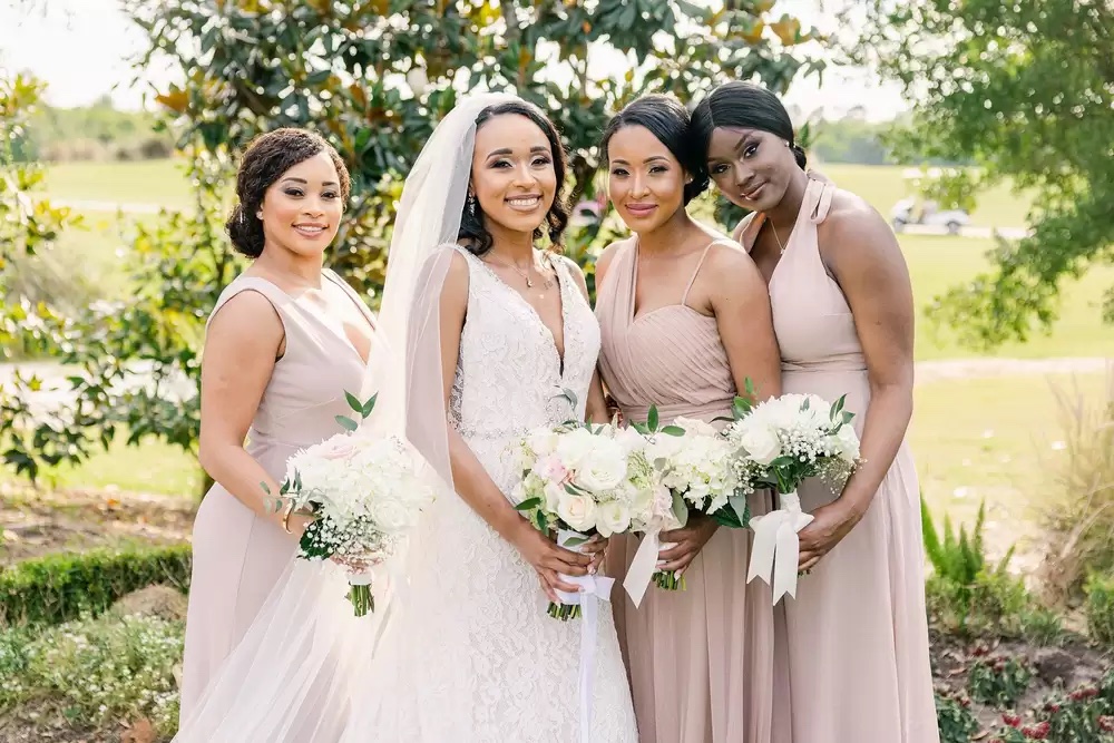 Letting bridesmaids pick own dresses best sale