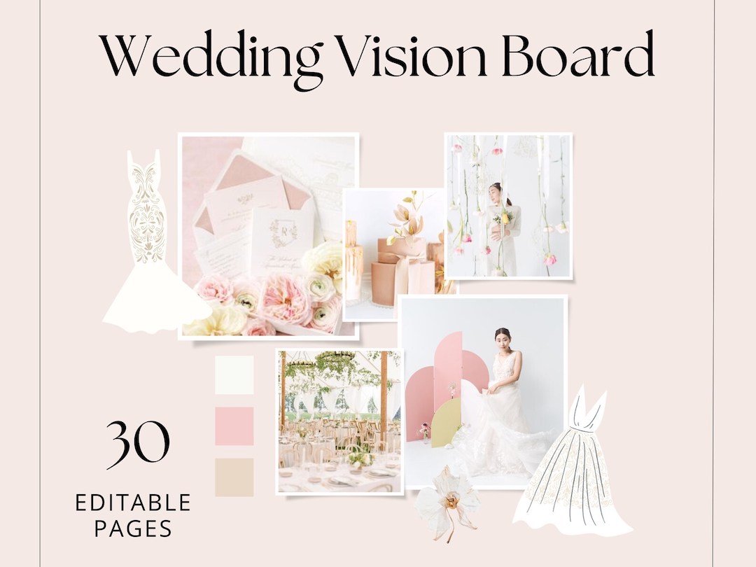 Etsy Wedding Vision Board