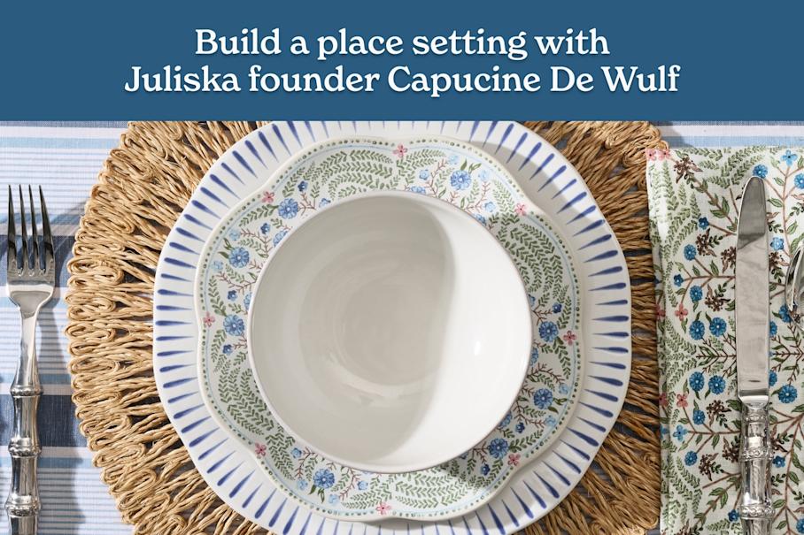 Build a Place Setting in 5 Easy Steps with Juliska Founder, Capucine De ...