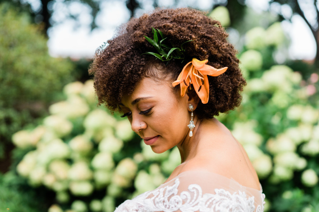 How To Wear Your Natural Hair For Your Wedding Zola Expert