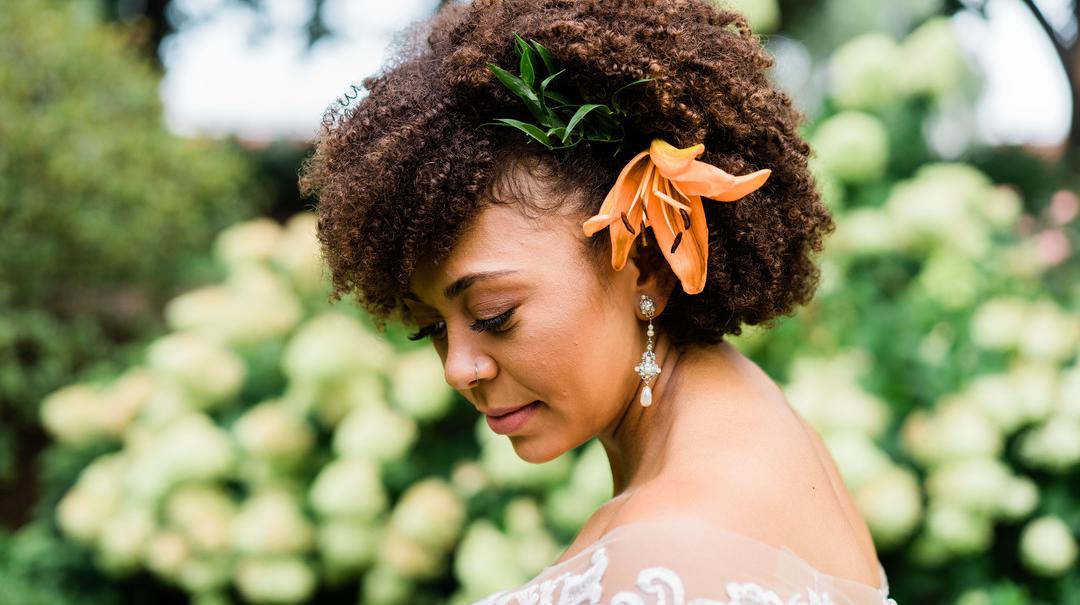 How To Wear Your Natural Hair For Your Wedding Zola Expert