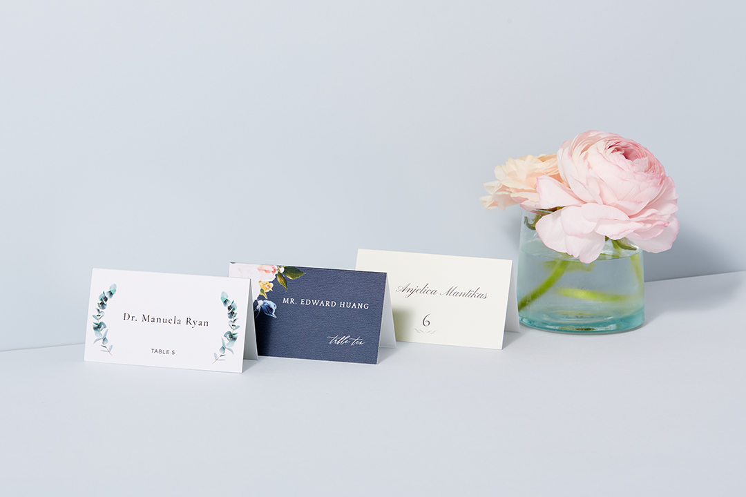 Sandy Beach Romantic Wedding Table Seating Name Place Cards 