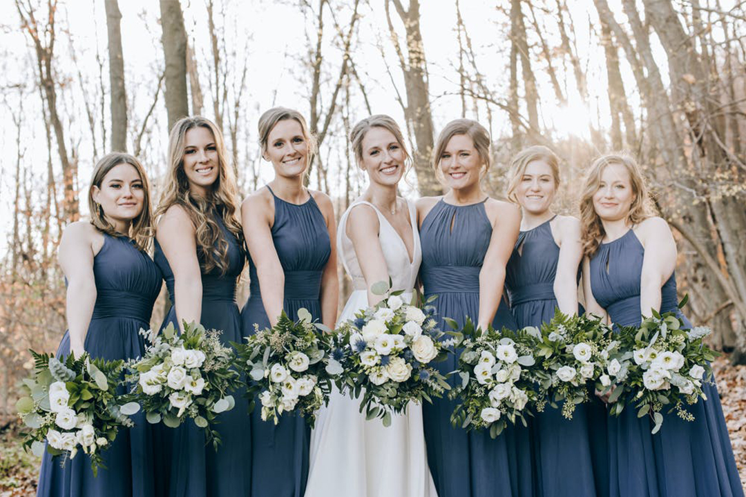 September bridesmaid clearance dresses