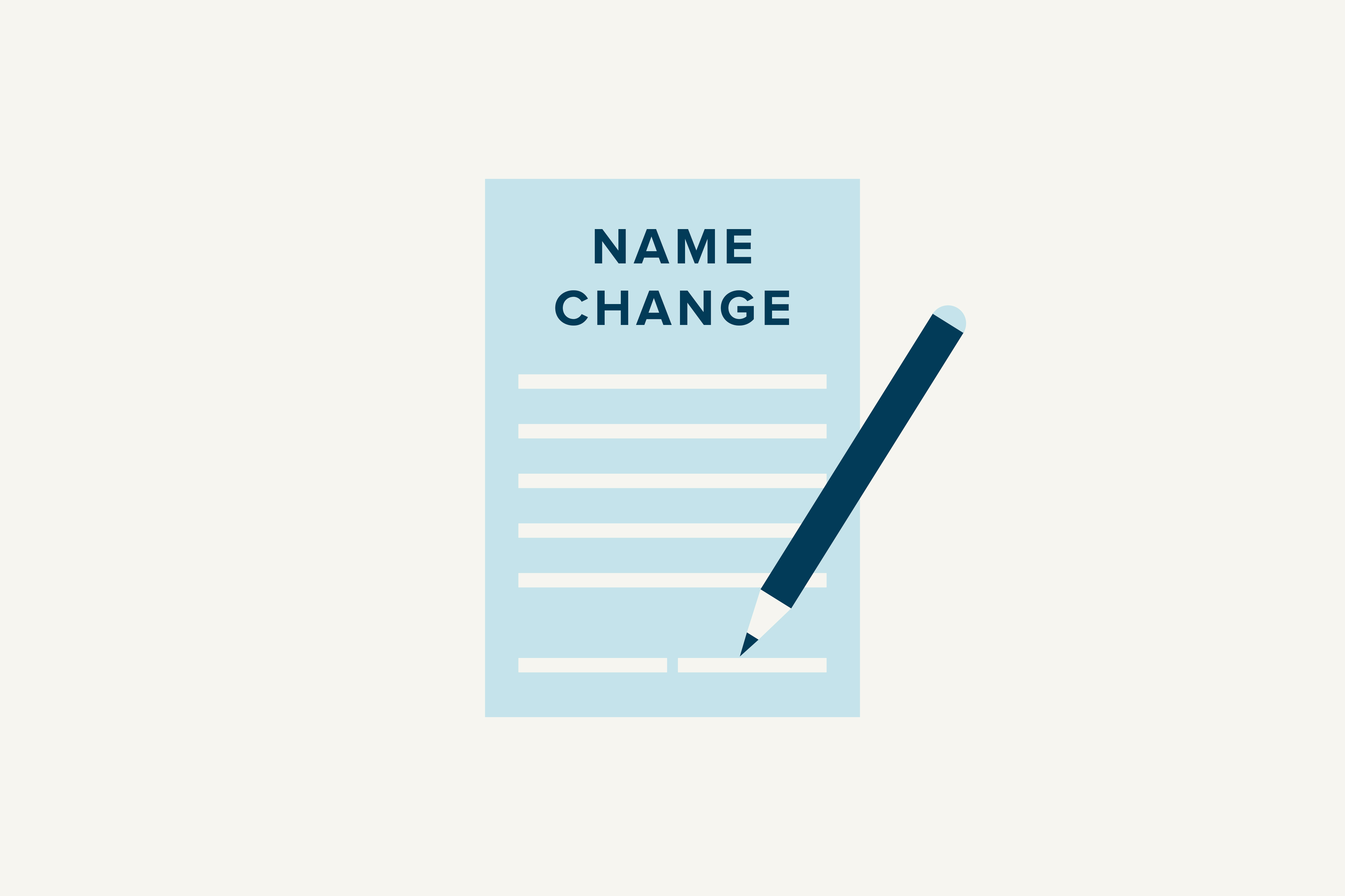 What To Do When You Legally Change Your Name