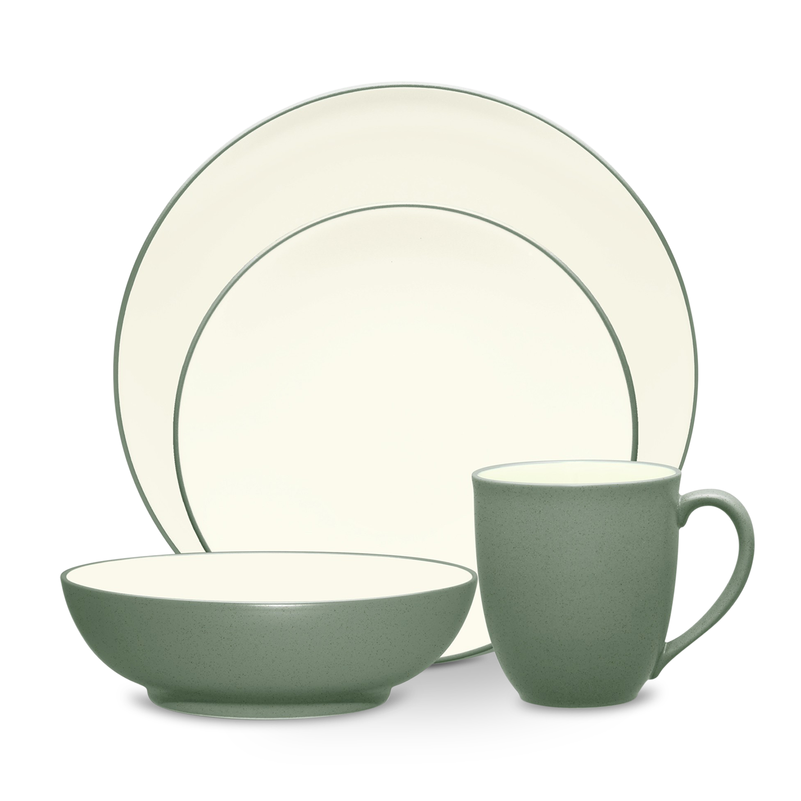 noritake colorwave coupe 4pc placesetting green