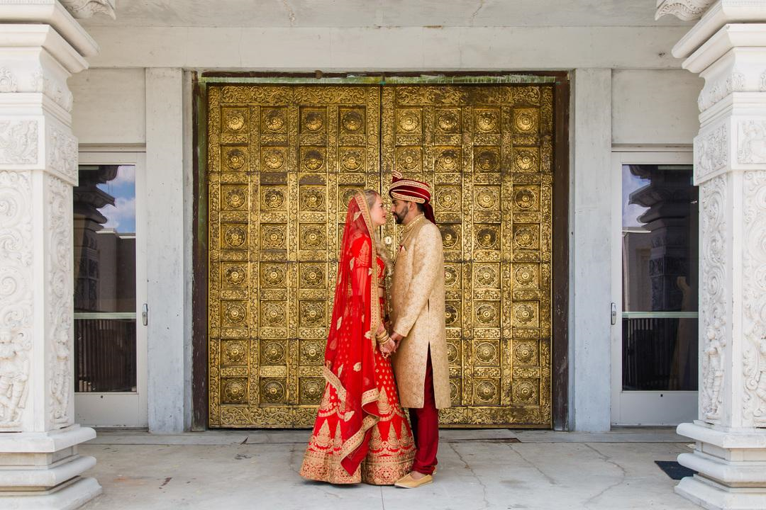 Indian Wedding Gold Door