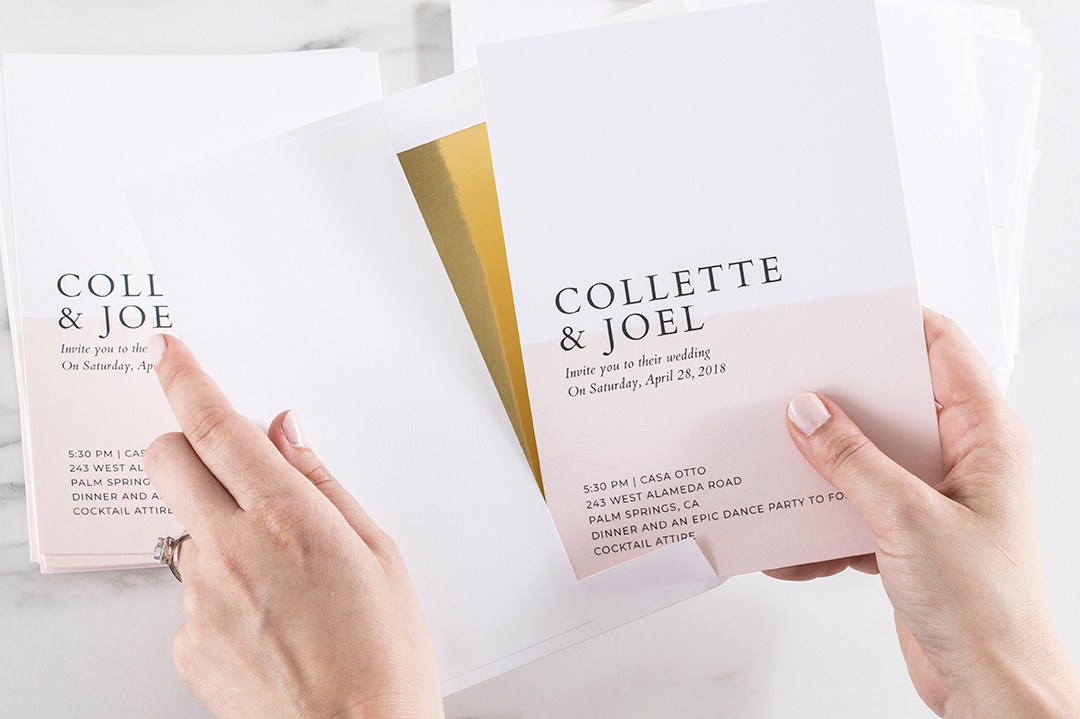 What Size Wedding Invitations Should I Buy? - Zola Expert Wedding Advice