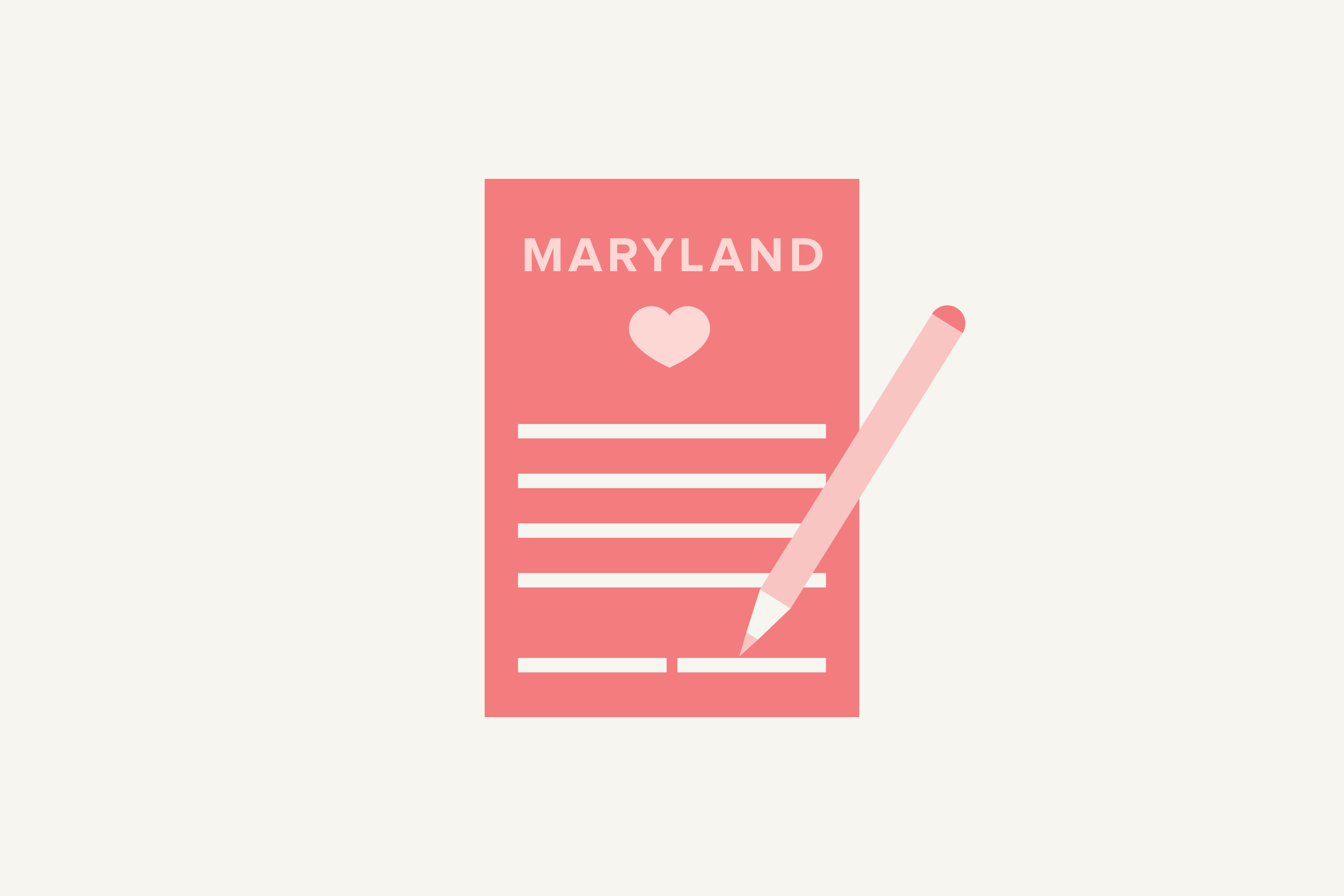How to Get a Marriage License in Maryland