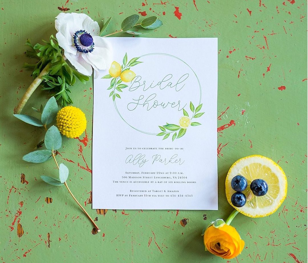 Lemon Bridal Shower