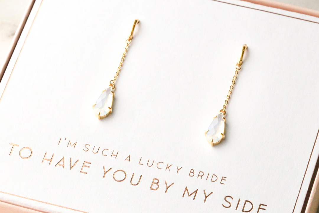 Bridal party deals necklaces