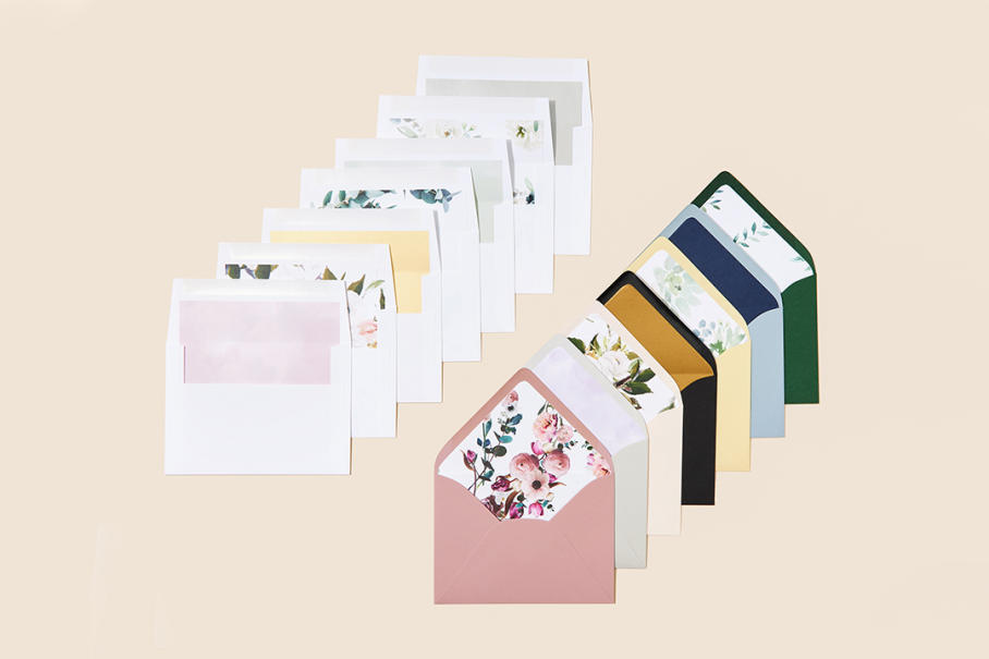Free Wedding Printable - DIY Envelope Liners Tutorial