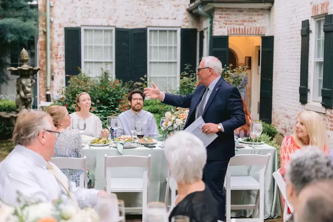 Dad Giving Wedding Toast Speech