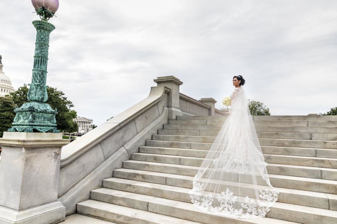 wedding dress train