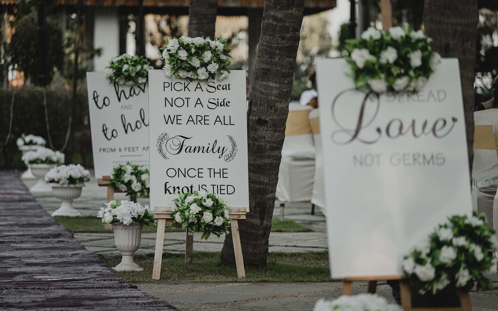 Unplugged Wedding Sign Pick A Seat Not A Side Sign Wedding Welcome