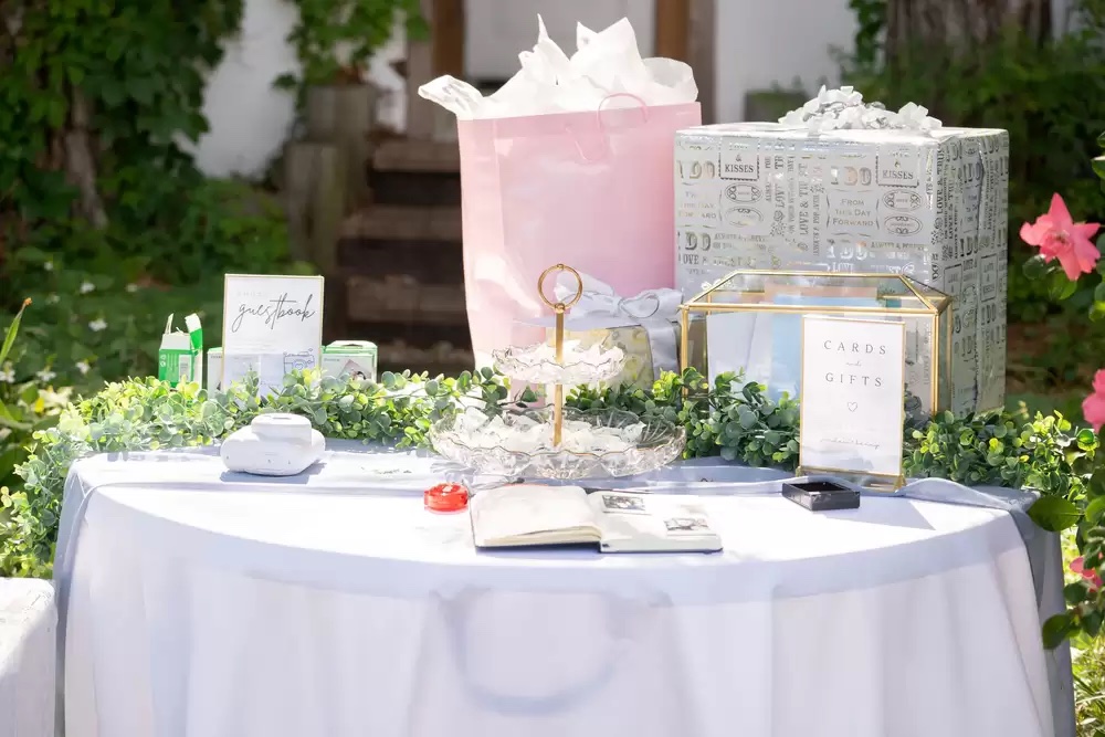 Wedding Card and Gift Table