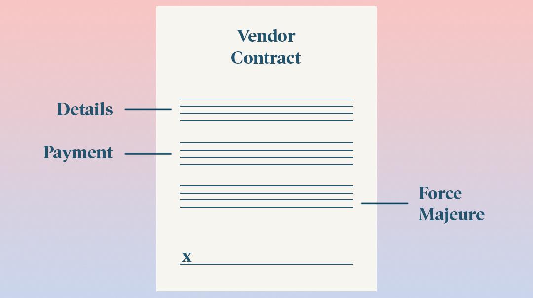 What to Look for in a Wedding Vendor Contract Zola Expert Wedding Advice