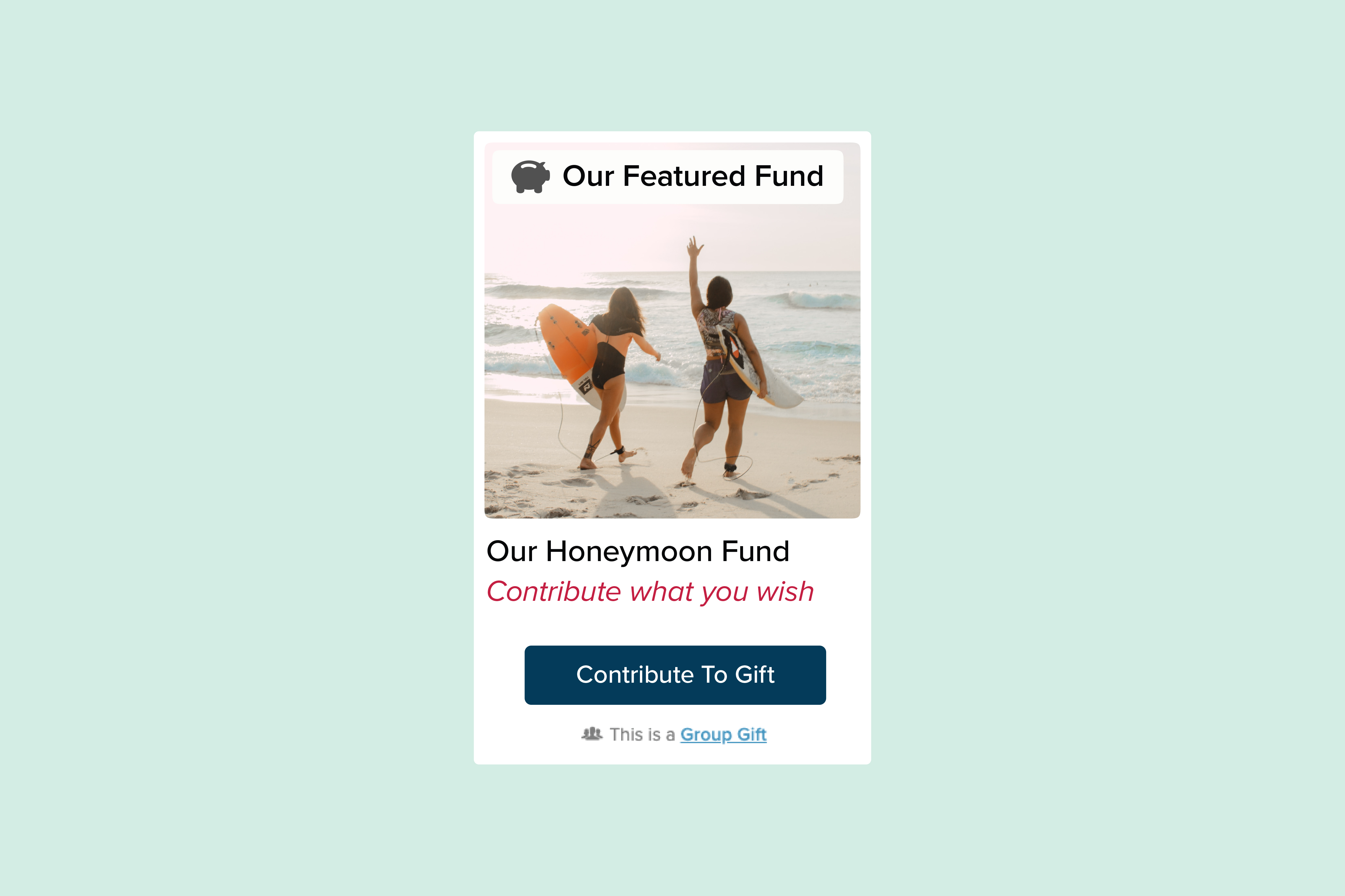 how does zola honeymoon fund work