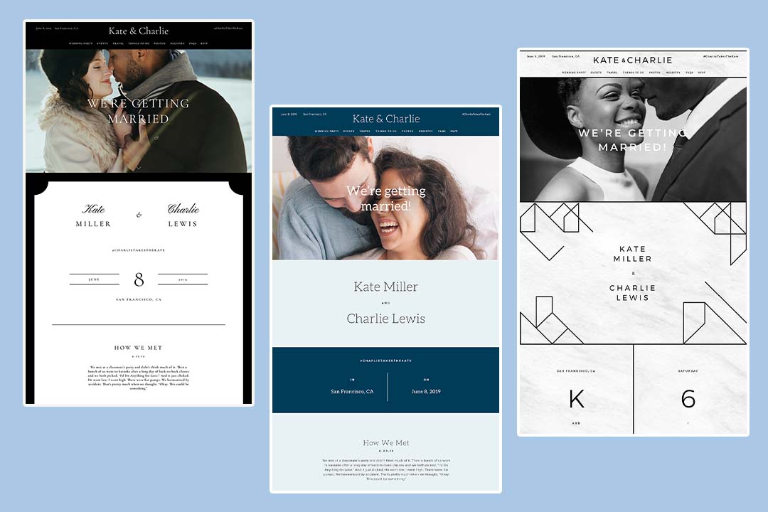 Wedding Website Examples and Inspiration: Themes and Designs