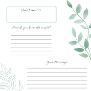 Printable Guest Book Pages