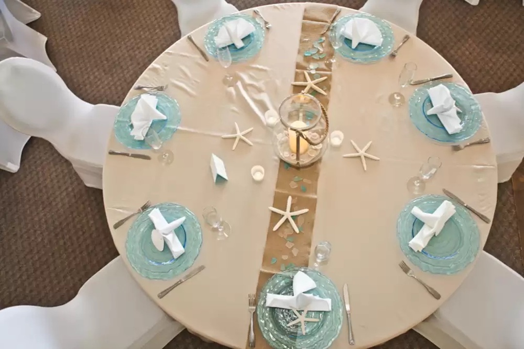 Under the Sea Beach Wedding Table