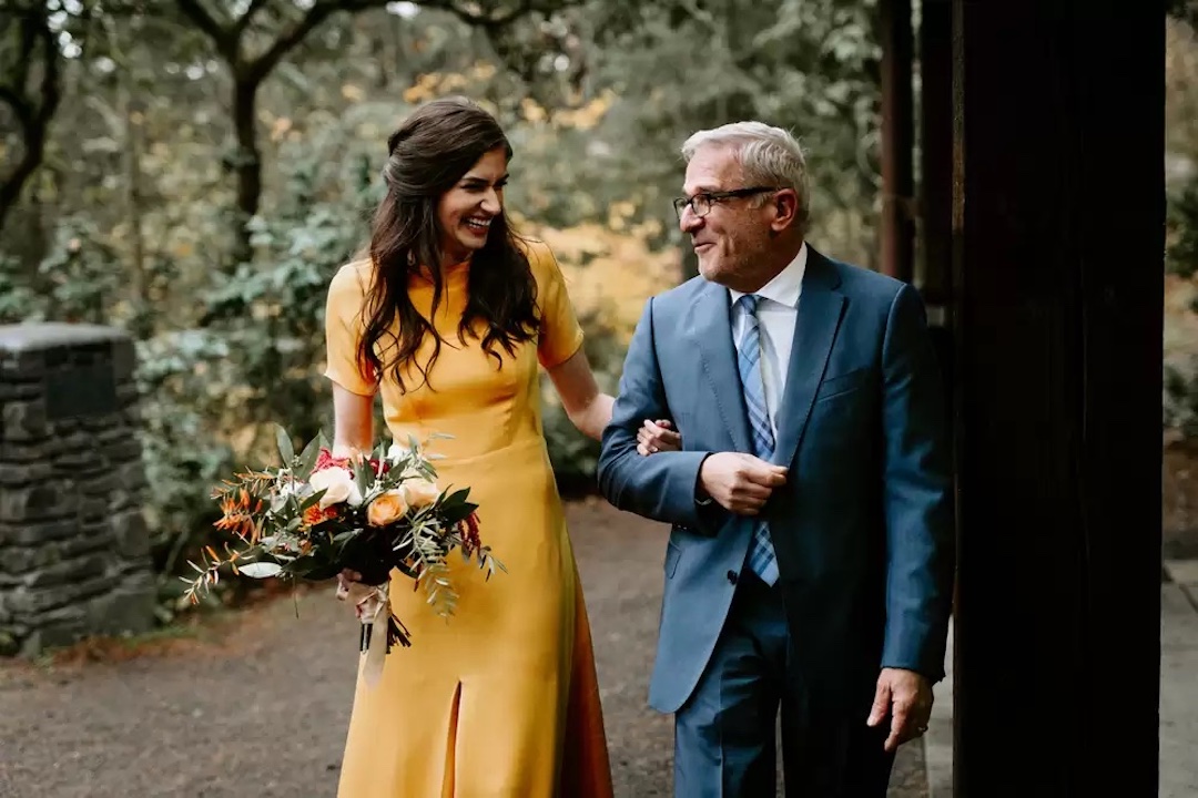 Marigold and Emerald Green Fall Wedding Palette