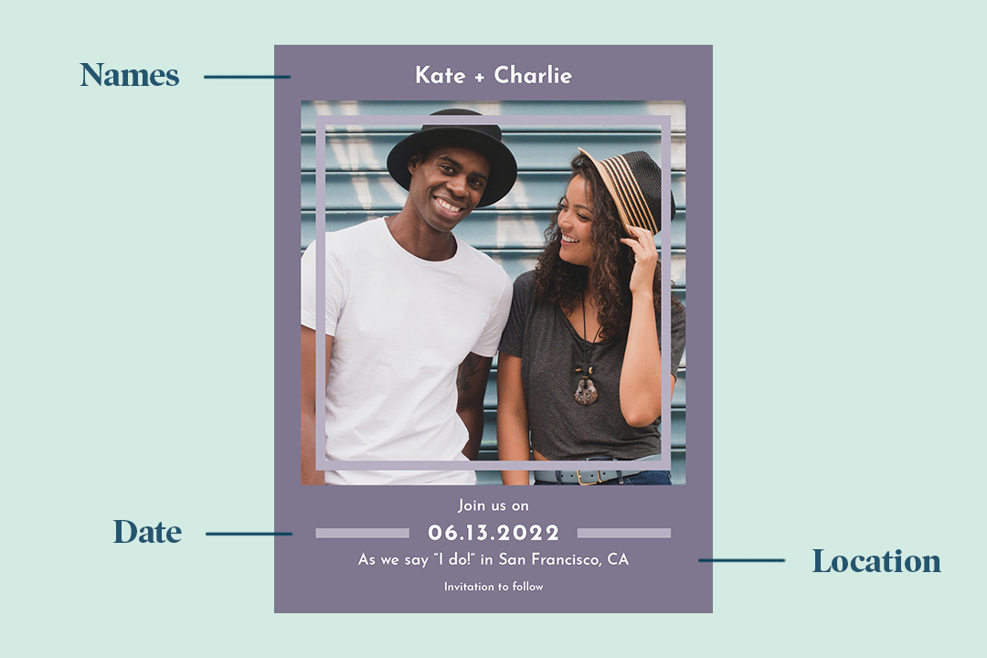 What Should Be Included On Save the Date Cards?
