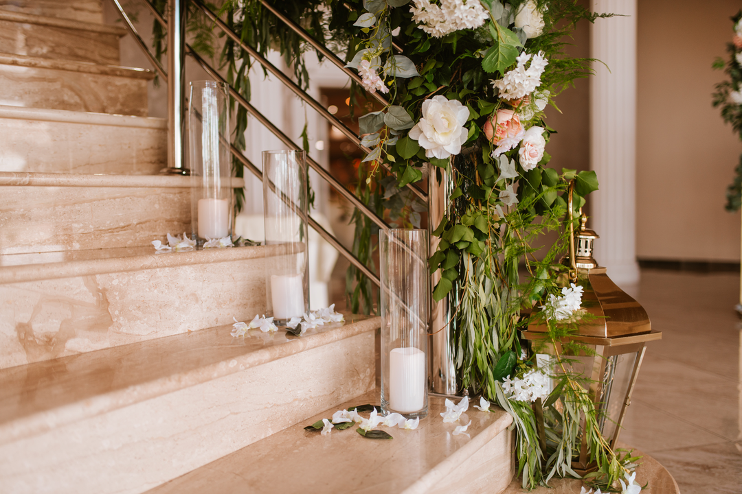 Staircase Wedding Decoration Ideas