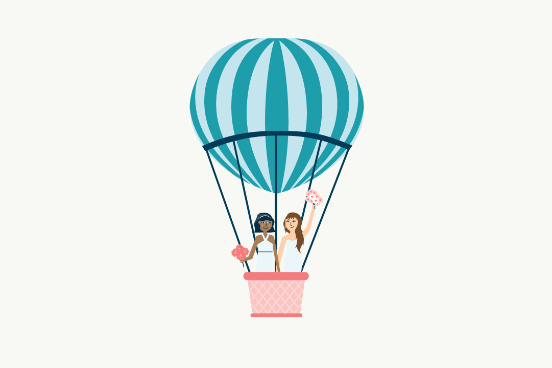 Hot Air Balloon Wedding