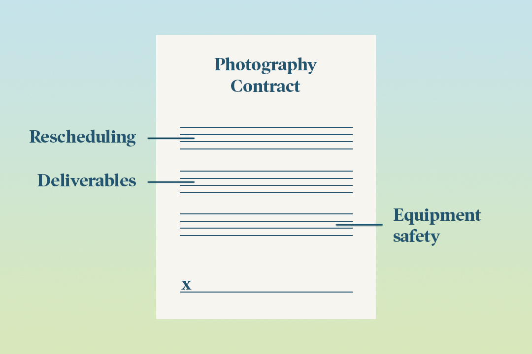 basic wedding photography contract template