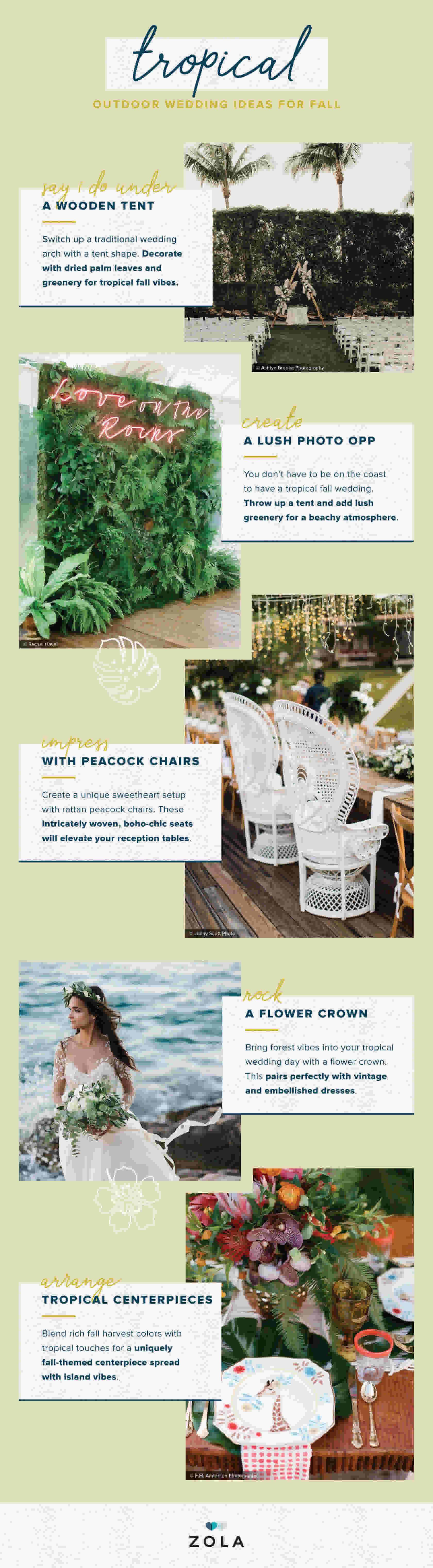 25 Outdoor Wedding Ideas For Fall We Can T Get Enough Of Zola